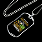 Camper Necklace Drinker Camping Problem Necklace Stainless Steel or 18k Gold Dog Tag 24" Chain-Express Your Love Gifts