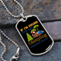 Camper Necklace Drunk By Camping Friends Necklace Stainless Steel or 18k Gold Dog Tag 24" Chain-Express Your Love Gifts