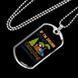 Camper Necklace Drunk By Camping Friends Necklace Stainless Steel or 18k Gold Dog Tag 24" Chain-Express Your Love Gifts