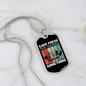 Camper Necklace Each Fresh Peak Necklace Stainless Steel or 18k Gold Dog Tag 24" Chain-Express Your Love Gifts