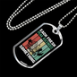 Camper Necklace Each Fresh Peak Necklace Stainless Steel or 18k Gold Dog Tag 24" Chain-Express Your Love Gifts