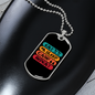 Camper Necklace Eat Sleep Camp Repeat-01 Necklace Stainless Steel or 18k Gold Dog Tag 24" Chain-Express Your Love Gifts