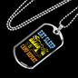 Camper Necklace Eat Sleep Camp Repeat Necklace Stainless Steel or 18k Gold Dog Tag 24" Chain-Express Your Love Gifts