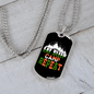 Camper Necklace Eat Sleep Camp Repeat White Mountain Necklace Stainless Steel or 18k Gold Dog Tag 24" Chain-Express Your Love Gifts