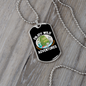 Camper Necklace Enjoy Wild Adventures White Necklace Stainless Steel or 18k Gold Dog Tag 24" Chain-Express Your Love Gifts