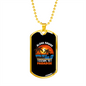 Camper Necklace Escape To Paradise Beach Necklace Stainless Steel or 18k Gold Dog Tag 24" Chain-Express Your Love Gifts