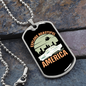 Camper Necklace Explore Beautiful America Necklace Stainless Steel or 18k Gold Dog Tag 24" Chain-Express Your Love Gifts