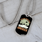 Camper Necklace Explore Beautiful America Necklace Stainless Steel or 18k Gold Dog Tag 24" Chain-Express Your Love Gifts