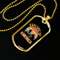 Camper Necklace Explore of America Necklace Stainless Steel or 18k Gold Dog Tag 24" Chain-Express Your Love Gifts