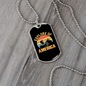 Camper Necklace Explore of America Necklace Stainless Steel or 18k Gold Dog Tag 24" Chain-Express Your Love Gifts