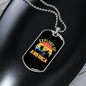 Camper Necklace Explore of America Necklace Stainless Steel or 18k Gold Dog Tag 24" Chain-Express Your Love Gifts