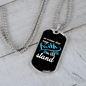 Camper Necklace Faith Will Stand Necklace Stainless Steel or 18k Gold Dog Tag 24" Chain-Express Your Love Gifts