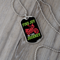 Camper Necklace Find Joy in The Journey Necklace Stainless Steel or 18k Gold Dog Tag 24" Chain-Express Your Love Gifts
