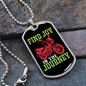 Camper Necklace Find Joy in The Journey Necklace Stainless Steel or 18k Gold Dog Tag 24" Chain-Express Your Love Gifts