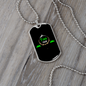 Camper Necklace Find The Mountain Necklace Stainless Steel or 18k Gold Dog Tag 24" Chain-Express Your Love Gifts