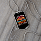 Camper Necklace Find Your Happy Place Camping Necklace Stainless Steel or 18k Gold Dog Tag 24" Chain-Express Your Love Gifts