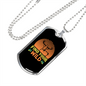 Camper Necklace Find Your Wild Necklace Stainless Steel or 18k Gold Dog Tag 24" Chain-Express Your Love Gifts