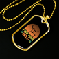 Camper Necklace Find Your Wild Necklace Stainless Steel or 18k Gold Dog Tag 24" Chain-Express Your Love Gifts