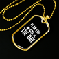 Camper Necklace For The Day Necklace Stainless Steel or 18k Gold Dog Tag 24" Chain-Express Your Love Gifts