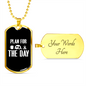 Camper Necklace For The Day Necklace Stainless Steel or 18k Gold Dog Tag 24" Chain-Express Your Love Gifts