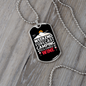 Camper Necklace Forecast Camping Wine Necklace Stainless Steel or 18k Gold Dog Tag 24" Chain-Express Your Love Gifts