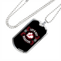 Camper Necklace Get Roasted Necklace Stainless Steel or 18k Gold Dog Tag 24" Chain-Express Your Love Gifts