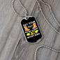 Camper Necklace Get Your Boots We're Going In The Mountains Necklace Stainless Steel or 18k Gold Dog Tag 24" Chain-Express Your Love Gifts