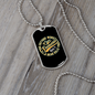 Camper Necklace Go Outside Worst Case Scenario Necklace Stainless Steel or 18k Gold Dog Tag 24" Chain-Express Your Love Gifts