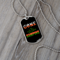 Camper Necklace Gone Camping Necklace Stainless Steel or 18k Gold Dog Tag 24" Chain-Express Your Love Gifts
