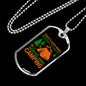 Camper Necklace Good Mood Coffee and Camping Necklace Stainless Steel or 18k Gold Dog Tag 24" Chain-Express Your Love Gifts