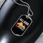 Camper Necklace Good Thing Are Free Necklace Stainless Steel or 18k Gold Dog Tag 24" Chain-Express Your Love Gifts