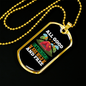 Camper Necklace Good Things Are Wild and Free Tent Necklace Stainless Steel or 18k Gold Dog Tag 24" Chain-Express Your Love Gifts