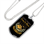 Camper Necklace Good Things Come Necklace Stainless Steel or 18k Gold Dog Tag 24" Chain-Express Your Love Gifts