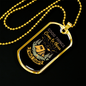 Camper Necklace Good Things Come Necklace Stainless Steel or 18k Gold Dog Tag 24" Chain-Express Your Love Gifts