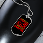 Camper Necklace Googled Symptoms Necklace Stainless Steel or 18k Gold Dog Tag 24" Chain-Express Your Love Gifts