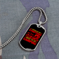 Camper Necklace Googled Symptoms Necklace Stainless Steel or 18k Gold Dog Tag 24" Chain-Express Your Love Gifts