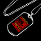 Camper Necklace Googled Symptoms Necklace Stainless Steel or 18k Gold Dog Tag 24" Chain-Express Your Love Gifts