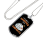 Camper Necklace Hangover It Is Necklace Stainless Steel or 18k Gold Dog Tag 24" Chain-Express Your Love Gifts
