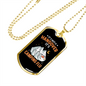 Camper Necklace Hangover It Is Necklace Stainless Steel or 18k Gold Dog Tag 24" Chain-Express Your Love Gifts