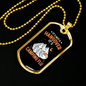 Camper Necklace Hangover It Is Necklace Stainless Steel or 18k Gold Dog Tag 24" Chain-Express Your Love Gifts