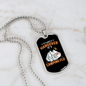 Camper Necklace Hangover It Is Necklace Stainless Steel or 18k Gold Dog Tag 24" Chain-Express Your Love Gifts