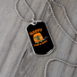 Camper Necklace Happy Camp-O-Ween Necklace Stainless Steel or 18k Gold Dog Tag 24" Chain-Express Your Love Gifts