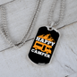 Camper Necklace Happy Camper Yellow Necklace Stainless Steel or 18k Gold Dog Tag 24" Chain-Express Your Love Gifts