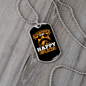 Camper Necklace Happy Place is Camping Necklace Stainless Steel or 18k Gold Dog Tag 24" Chain-Express Your Love Gifts