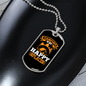Camper Necklace Happy Place is Camping Necklace Stainless Steel or 18k Gold Dog Tag 24" Chain-Express Your Love Gifts