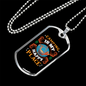 Camper Necklace Happy Place Necklace Stainless Steel or 18k Gold Dog Tag 24" Chain-Express Your Love Gifts