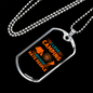Camper Necklace Hate People Love Camping Necklace Stainless Steel or 18k Gold Dog Tag 24" Chain-Express Your Love Gifts