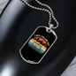 Camper Necklace Hate Pulling Out Camper Necklace Stainless Steel or 18k Gold Dog Tag 24" Chain-Express Your Love Gifts