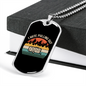 Camper Necklace Hate Pulling Out Camper Necklace Stainless Steel or 18k Gold Dog Tag 24" Chain-Express Your Love Gifts