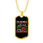 Camper Necklace Have A Retirement Plan Necklace Stainless Steel or 18k Gold Dog Tag 24" Chain-Express Your Love Gifts